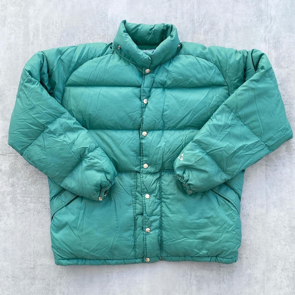 Vintage 90s Gerry Mint Green Puffer Jacket